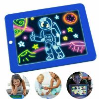 Kids 3D Magic LED Drawing Pad Light Up  Free Next Day Delivery